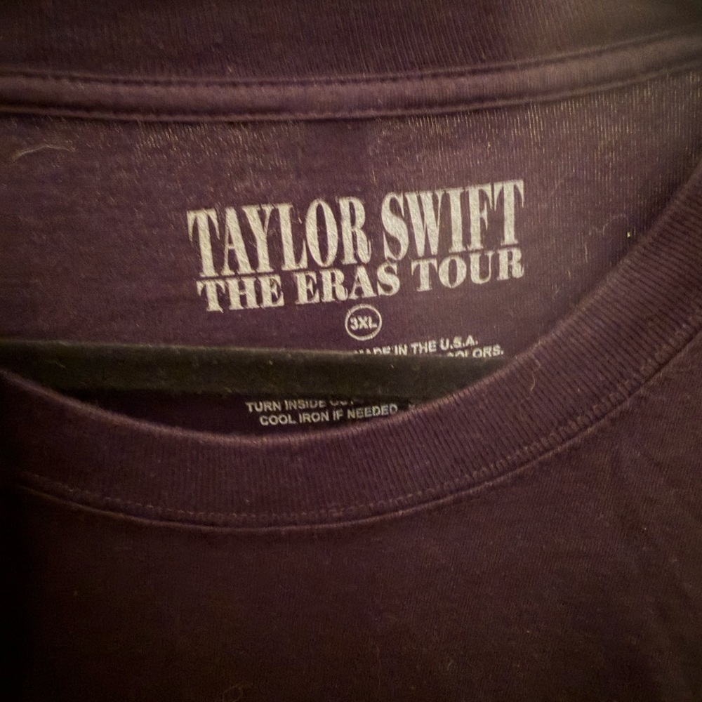 Taylor Swift Black Long Sleeve T-Shirt Live Photo - 3X. NWOT - Picture 4 of 5
